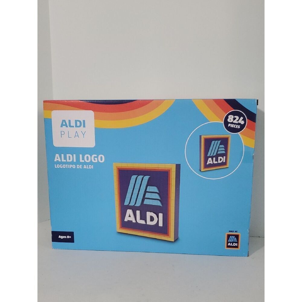 ALDI Play Aldi Grocery Store Logo Bricks Building Set NIB